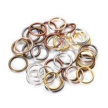 Load image into Gallery viewer, 200pcs/lot Gold Silver Loop 4 5 6 8 10 mm Open Jump Rings for DIY Jewelry Making Necklace Bracelet Findings Connector Supplies