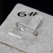 Load image into Gallery viewer, CWWZircons Adjustable Bracelet Bangle for Women Captivate Bar Slider Brilliant CZ Rose Gold Color Jewelry Pulseira Feminia CB089