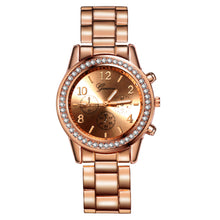 Load image into Gallery viewer, Women's Watches Geneva Classic Luxury Rhinestone Watch Women Watches Ladies Fashion Gold Watch Clock Reloj Mujer Montre Femme