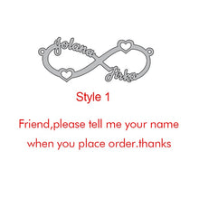 Load image into Gallery viewer, Goxijite Customize Infinite Name Layer Necklace For Women Personalized Gold Stainless Steel Custom Name Jewelry friend gift