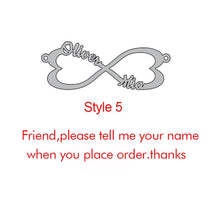 Load image into Gallery viewer, Goxijite Customize Infinite Name Layer Necklace For Women Personalized Gold Stainless Steel Custom Name Jewelry friend gift