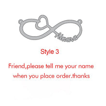 Load image into Gallery viewer, Goxijite Customize Infinite Name Layer Necklace For Women Personalized Gold Stainless Steel Custom Name Jewelry friend gift