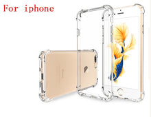 Load image into Gallery viewer, Silicone Clear TPU Case For iPhone 5s SE Cover For iPhone X XR XS MAX 7 8 6s 6 Plus Ultra Thin Crystal Back Protect Rubber Phone