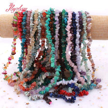 Load image into Gallery viewer, 4-7mm Natural Lapis Kyanite Opal Quartz Freeform Chip Stone Beads For Christmas Gift DIY Necklace Bracelet Jewelry Making 16"