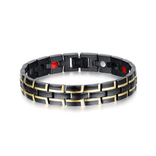 Load image into Gallery viewer, Health Magnetic Bracelet Male Stainless Steel Wrist Band Magnetic Bracelet Men Hand Chain Energy Bracelets for Men Dropshipping