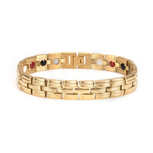 Load image into Gallery viewer, Health Magnetic Bracelet Male Stainless Steel Wrist Band Magnetic Bracelet Men Hand Chain Energy Bracelets for Men Dropshipping