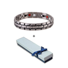 Load image into Gallery viewer, Health Magnetic Bracelet Male Stainless Steel Wrist Band Magnetic Bracelet Men Hand Chain Energy Bracelets for Men Dropshipping