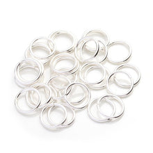 Load image into Gallery viewer, 200pcs/lot Gold Silver Loop 4 5 6 8 10 mm Open Jump Rings for DIY Jewelry Making Necklace Bracelet Findings Connector Supplies
