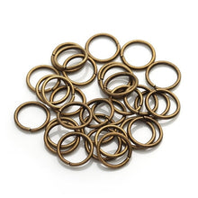 Load image into Gallery viewer, 200pcs/lot Gold Silver Loop 4 5 6 8 10 mm Open Jump Rings for DIY Jewelry Making Necklace Bracelet Findings Connector Supplies
