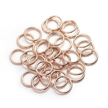Load image into Gallery viewer, 200pcs/lot Gold Silver Loop 4 5 6 8 10 mm Open Jump Rings for DIY Jewelry Making Necklace Bracelet Findings Connector Supplies
