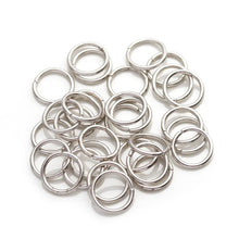 Load image into Gallery viewer, 200pcs/lot Gold Silver Loop 4 5 6 8 10 mm Open Jump Rings for DIY Jewelry Making Necklace Bracelet Findings Connector Supplies
