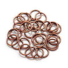 Load image into Gallery viewer, 200pcs/lot Gold Silver Loop 4 5 6 8 10 mm Open Jump Rings for DIY Jewelry Making Necklace Bracelet Findings Connector Supplies
