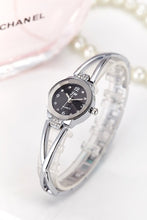 Load image into Gallery viewer, New Fashion Rhinestone Watches Women Luxury Brand Stainless Steel Bracelet watches Ladies Quartz Dress Watches reloj mujer Clock
