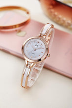 Load image into Gallery viewer, New Fashion Rhinestone Watches Women Luxury Brand Stainless Steel Bracelet watches Ladies Quartz Dress Watches reloj mujer Clock
