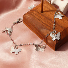 Load image into Gallery viewer, Bohemian Butterfly Star Bracelet &amp; Bangle for Women Simple Gold Silver Color Chian Butterfly Charm Bracelet 2020 Fashion Jewelry
