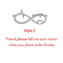 Load image into Gallery viewer, Goxijite Customize Infinite Name Layer Necklace For Women Personalized Gold Stainless Steel Custom Name Jewelry friend gift
