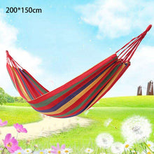 Load image into Gallery viewer, Thicken Canvas Garden Swing Hammock Outdoor Single 2 person Dormitory Camping Hammocks 200*80 200*100 200*150cm Hanging Chair
