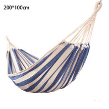 Load image into Gallery viewer, Thicken Canvas Garden Swing Hammock Outdoor Single 2 person Dormitory Camping Hammocks 200*80 200*100 200*150cm Hanging Chair
