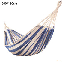 Load image into Gallery viewer, Thicken Canvas Garden Swing Hammock Outdoor Single 2 person Dormitory Camping Hammocks 200*80 200*100 200*150cm Hanging Chair
