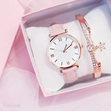 Load image into Gallery viewer, Luxury Women's Watches bracelet set Starry Sky Ladies Women Watch Casual Leather Quartz Wristwatch Girl clock relogio feminino
