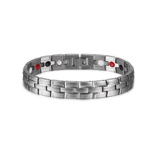 Load image into Gallery viewer, Health Magnetic Bracelet Male Stainless Steel Wrist Band Magnetic Bracelet Men Hand Chain Energy Bracelets for Men Dropshipping
