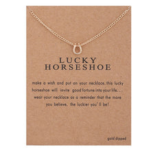 Load image into Gallery viewer, New Trendy Alloy Cute Elegant Sun Love Star Leaves Clover Unicorn Luck Pendant Necklaces for Women Fashion Accessories Jewelry
