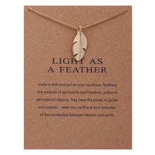 Load image into Gallery viewer, New Trendy Alloy Cute Elegant Sun Love Star Leaves Clover Unicorn Luck Pendant Necklaces for Women Fashion Accessories Jewelry
